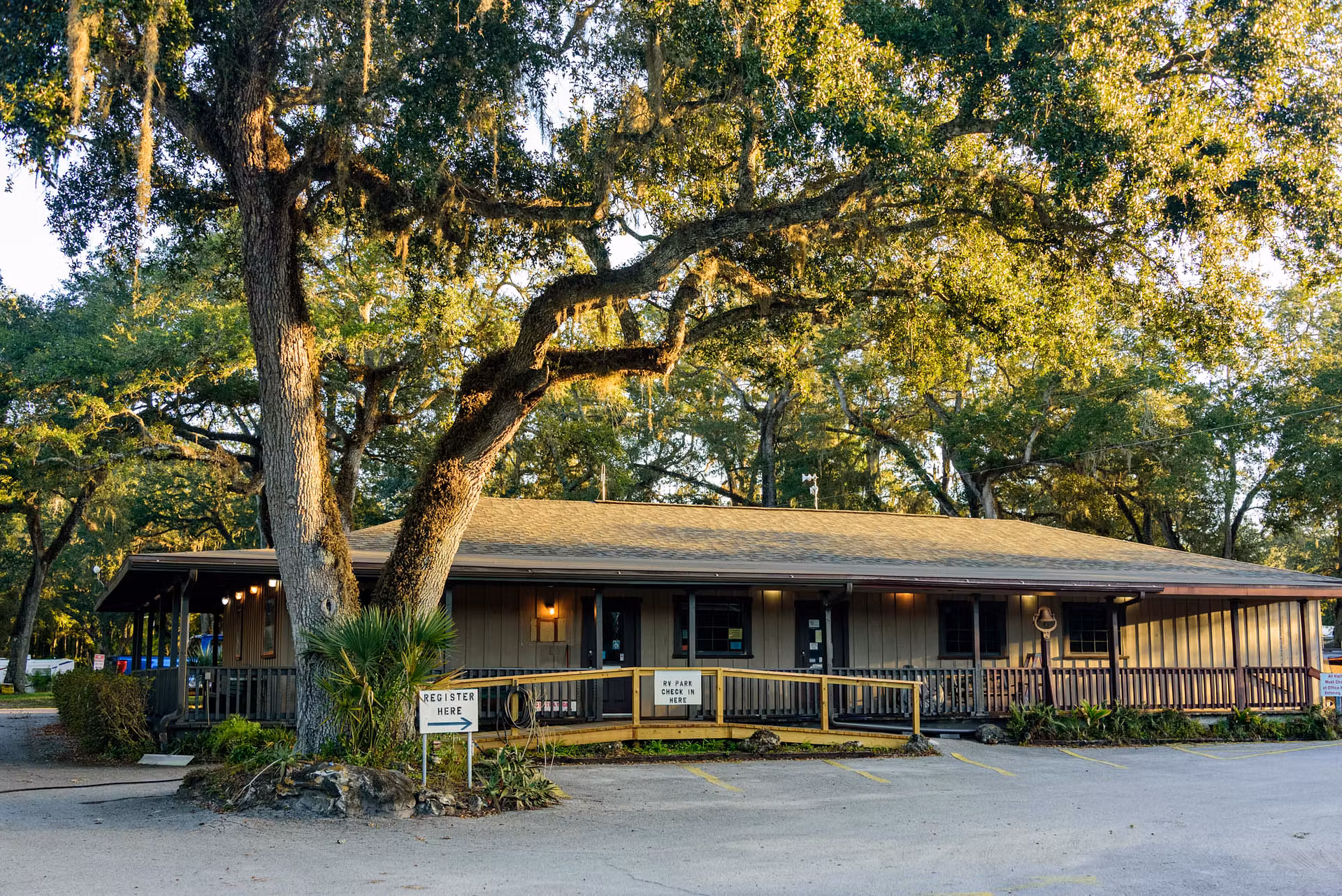 activity center at Homebound RV Parks located in Bushnell, Florida