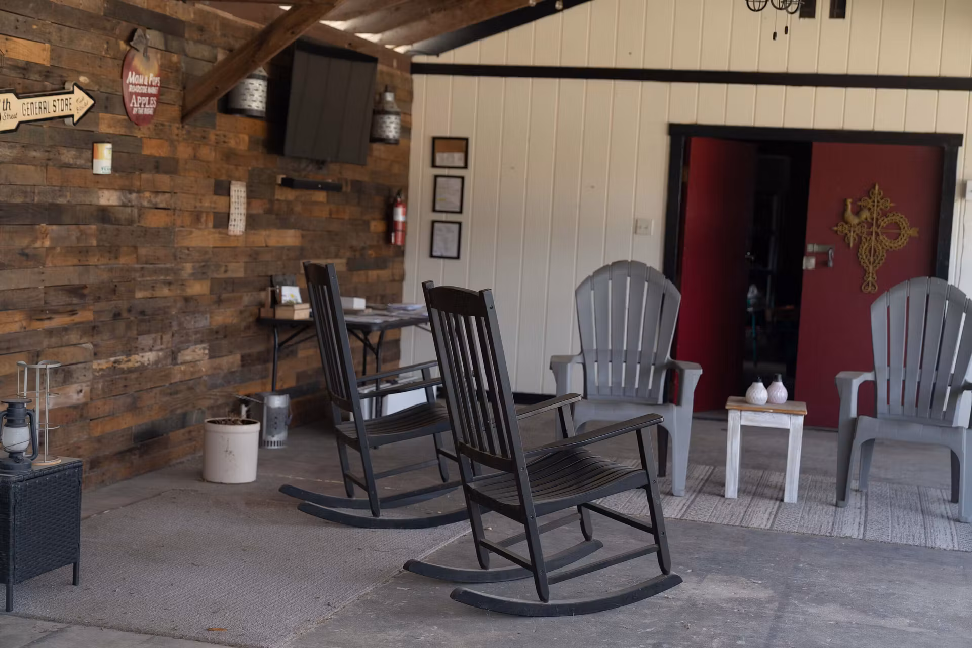 patio area