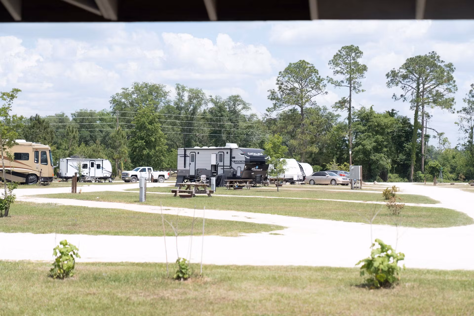 RVs parking ground