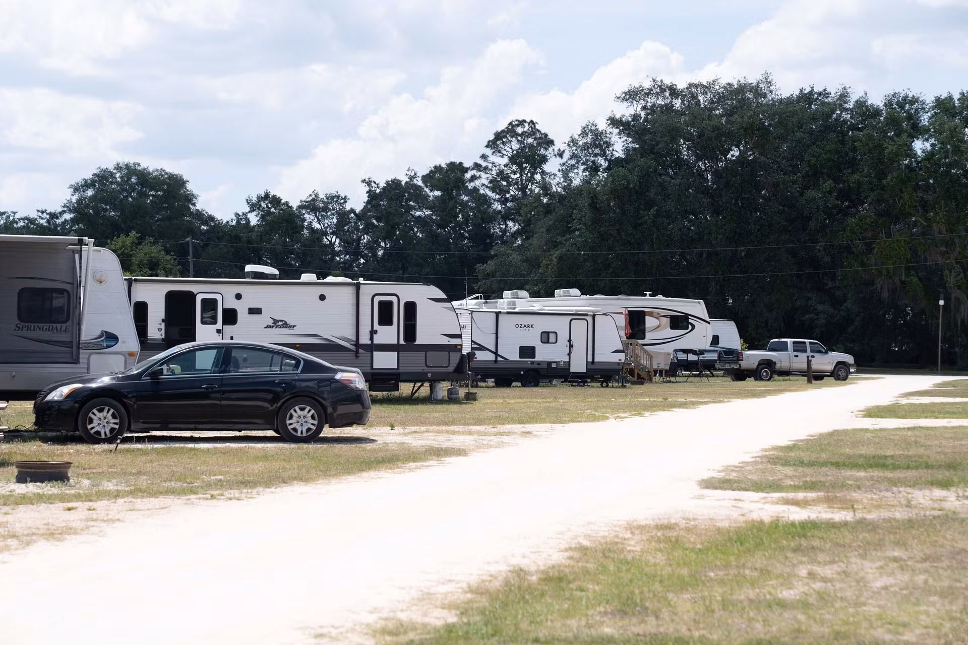 RVs parking ground