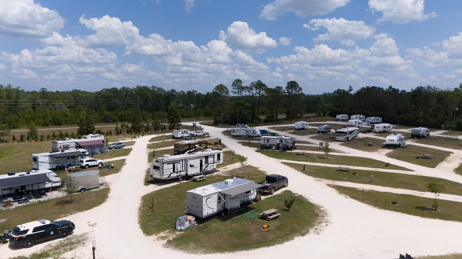 RVs parking ground
