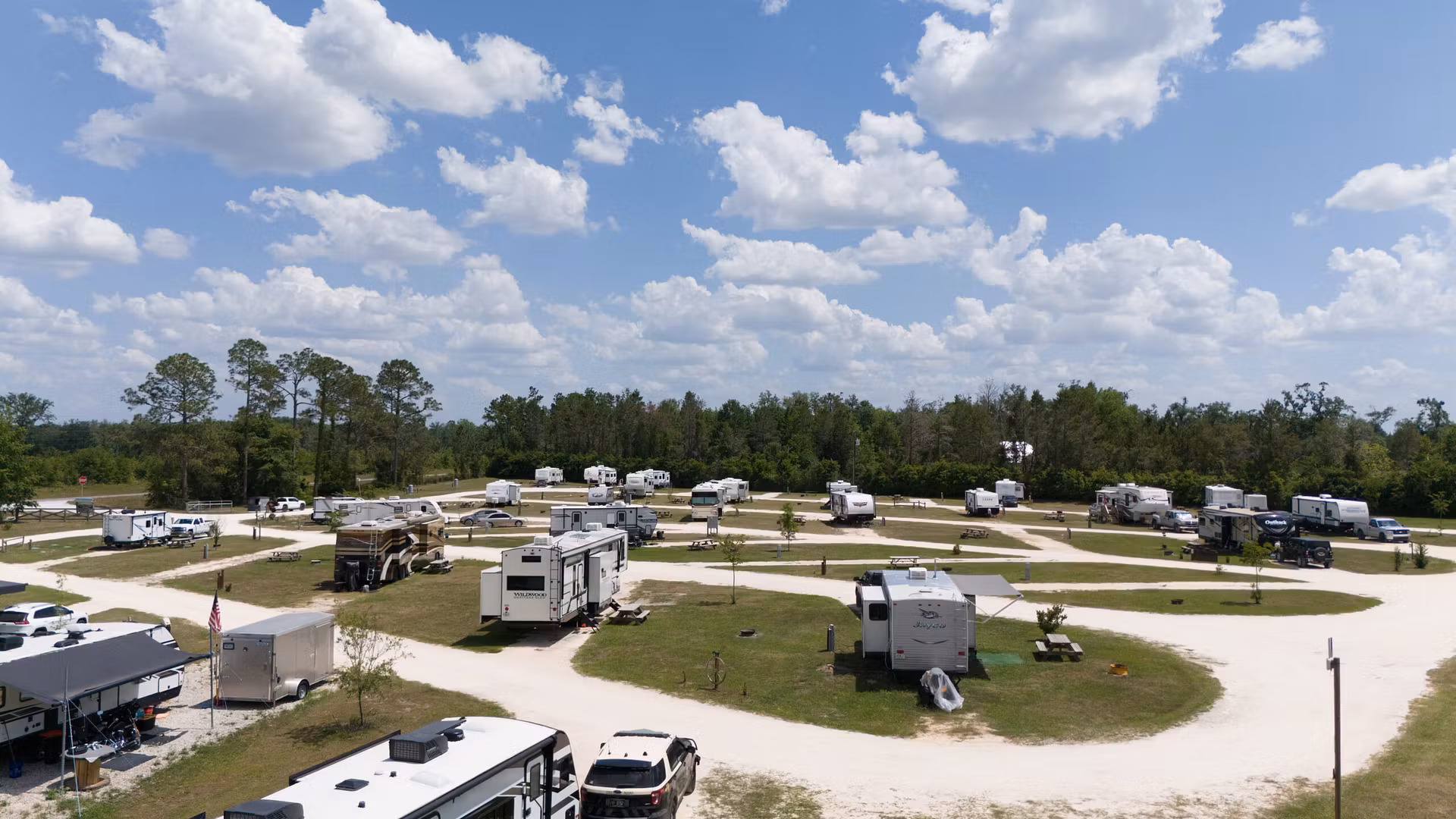 RVs parking ground